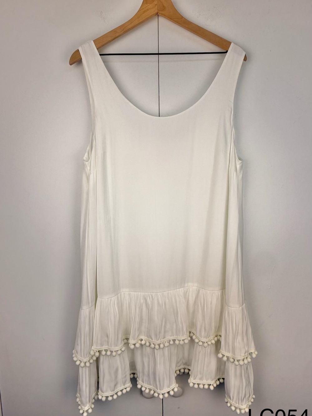 Lilly Pulitzer Natashia Resort White Pom Pom Dress XL